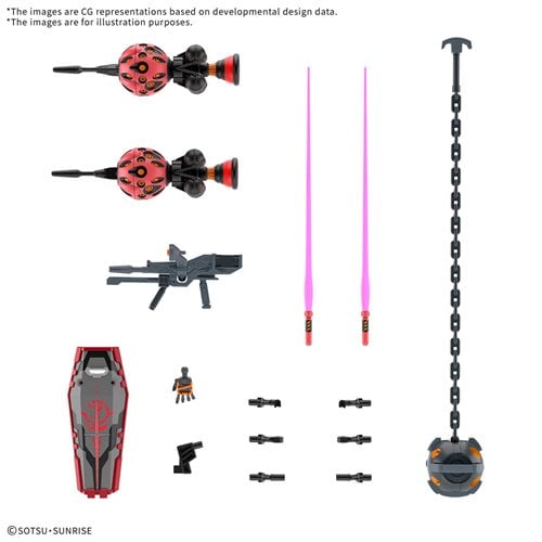 Mobile Suit Gundam GQuuuuuuX Red Gundam High Grade 1:144 Scale Model Kit