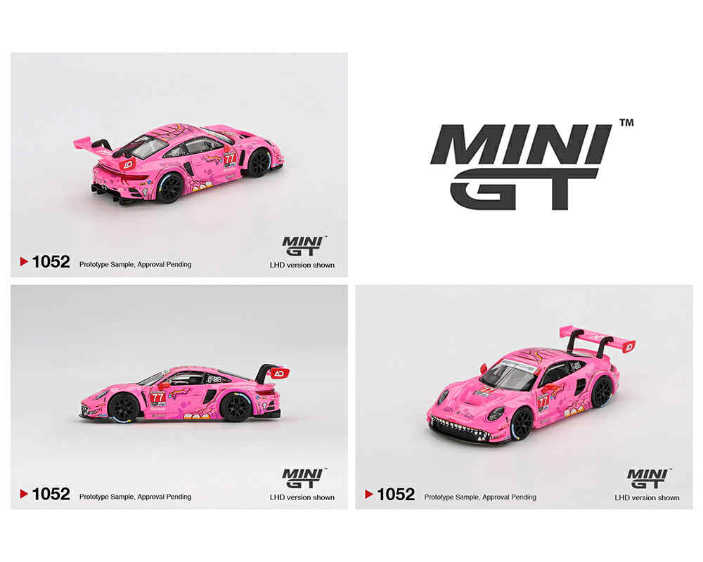 (Pre-order) Mini GT Porsche 911 GT3 R #77 AO Racing 2024 IMSA ROAD AMERICA – Mijo Exclusives