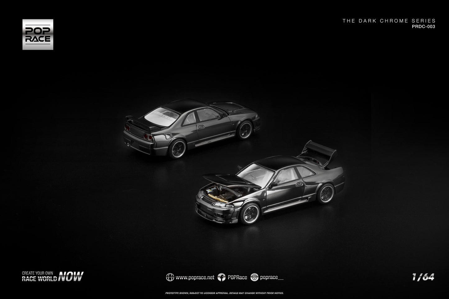 (Pre-order) R33 GT-R DARK CHROME
