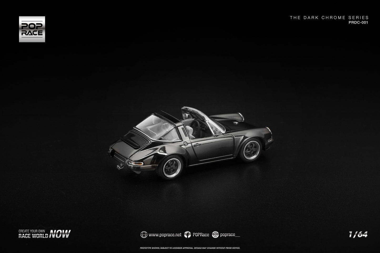(Pre-order) SINGER TARGA DARK CHROME