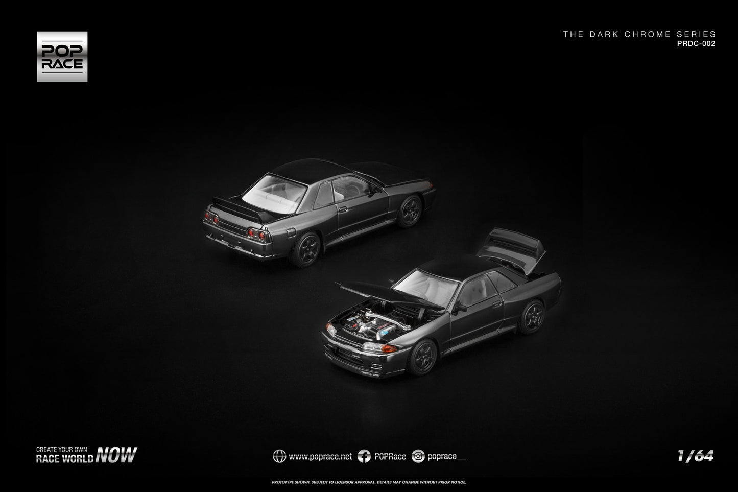 (Pre-order) R32 GT-R DARK CHROME