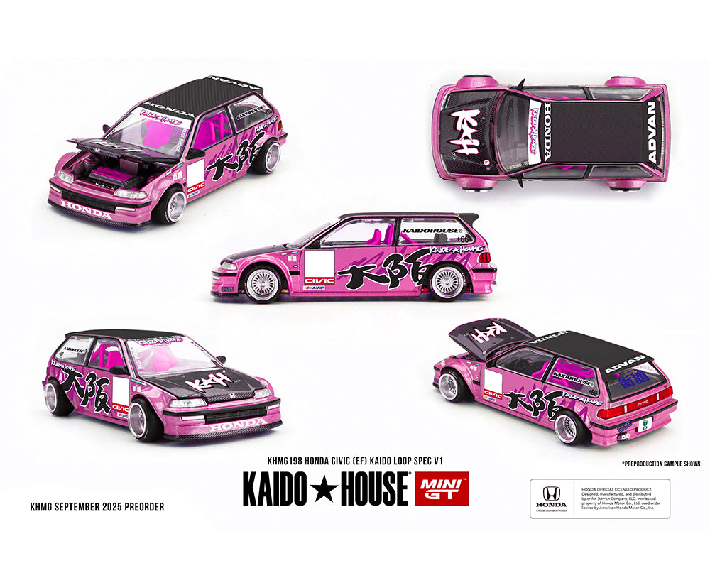 kaido house ホビーフォーラム限定 LTD EDN civic EF Kaido House Mini GT Honda Civic EF Kanjo Yokohama Edition