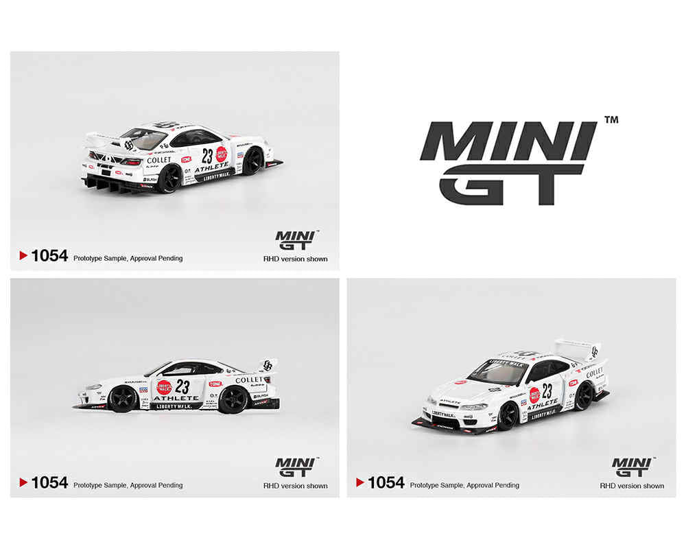 (Pre-order) Mini GT 1:64 Nissan LB-Super Silhouette S15 SILVIA ATHLETE – White