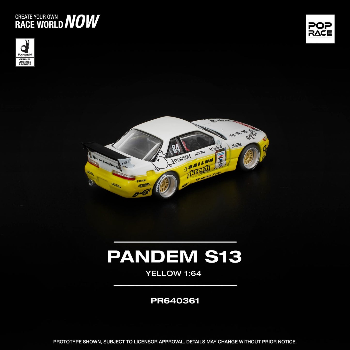 (Pre-order) PANDEM SILVIA S13 2020 D1 LIGHTS YELLOW/WHITE