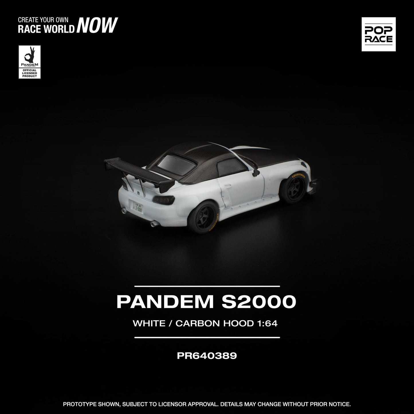 (Pre-order) PANDEM S2000 HARDTOP WHITE
