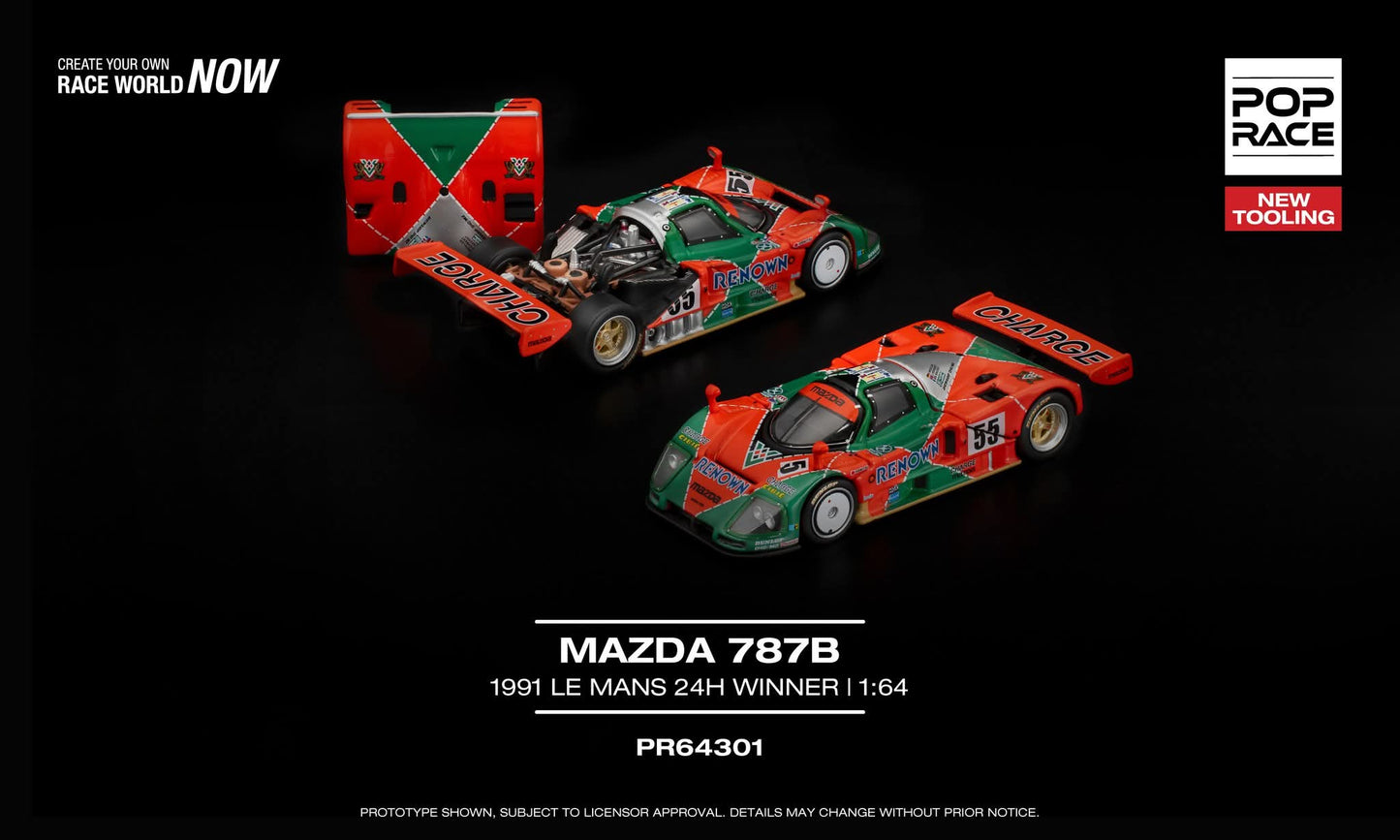 (Pre-order) MAZDA 787B 1991 LE MANS 24H WINNER