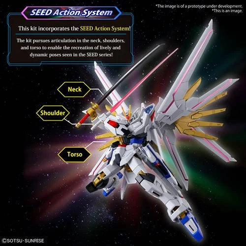 Mobile Suit Gundam Seed Freedom Mighty Strike Freedom Gundam High Grade 1:144 Scale Model Kit