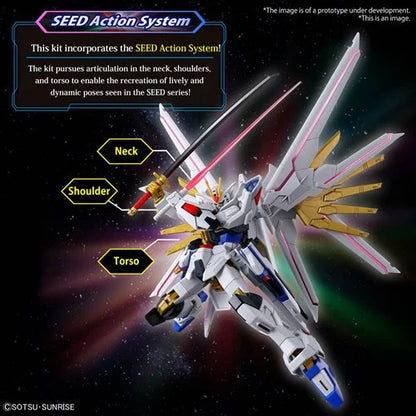 Mobile Suit Gundam Seed Freedom Mighty Strike Freedom Gundam High Grade 1:144 Scale Model Kit