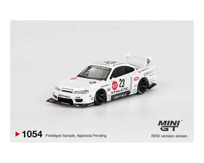(Pre-order) Mini GT 1:64 Nissan LB-Super Silhouette S15 SILVIA ATHLETE – White