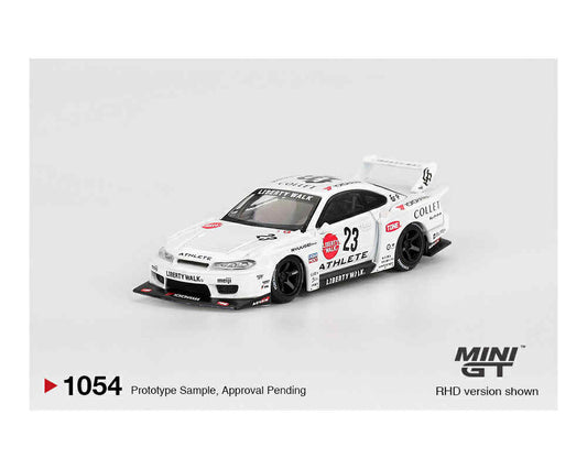 (Pre-order) Mini GT 1:64 Nissan LB-Super Silhouette S15 SILVIA ATHLETE – White