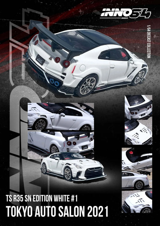 Inno64 1:64 Nissan Skyline GT-R R35 Top Secret Tokyo Auto Salon 2021