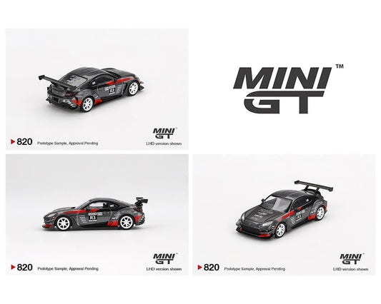 Mini GT 1:64 Toyota GR86  Larry Chen’s HKS Turbocharged GR86 – Grey – Limited Edition