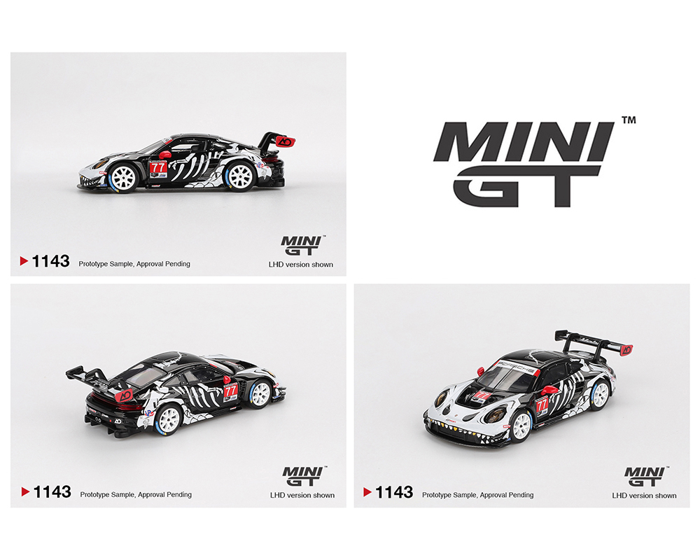 (Preorder) Mini GT 1:64 Porsche 911 GT3 R #77 AO Racing 2025 IMSA Petit Le Mans
